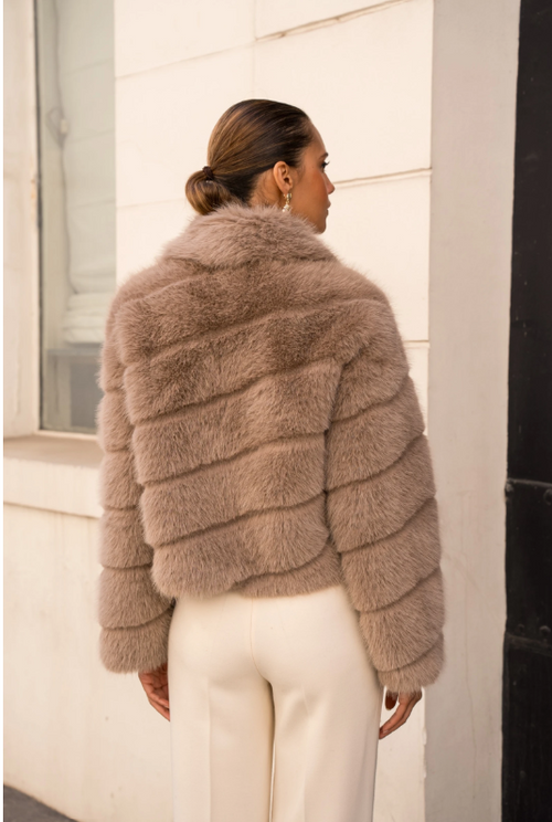 Autumn Embrace Coat - Taupe
