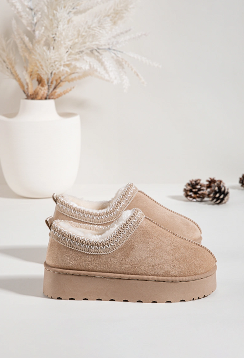 The Sunday Slippers - Soft Beige