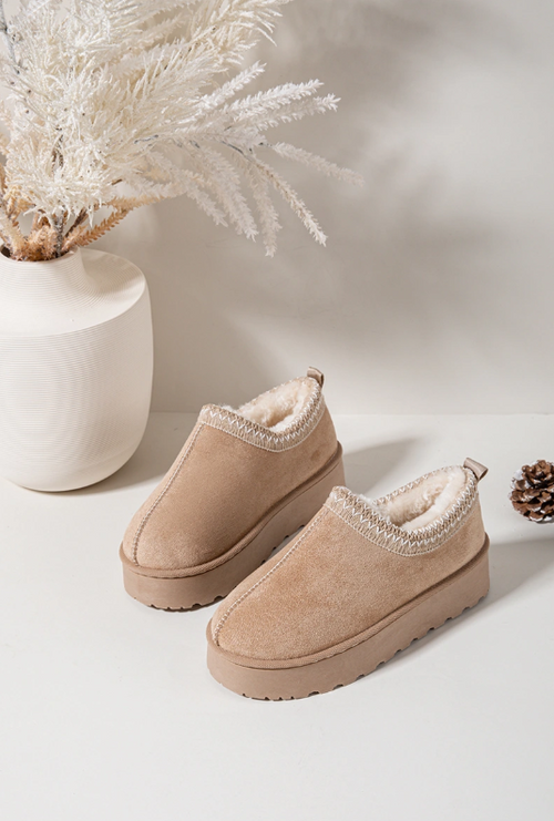 The Sunday Slippers - Soft Beige